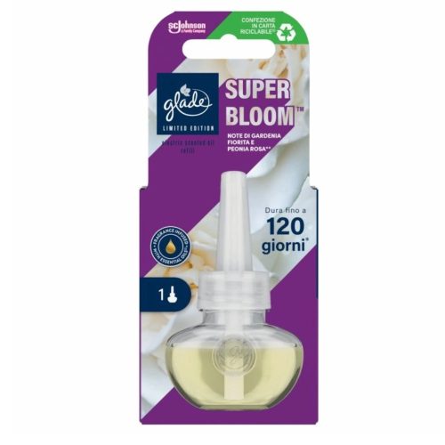 Glade elektromos légfrissítő utántöltő 20ml Super Bloom