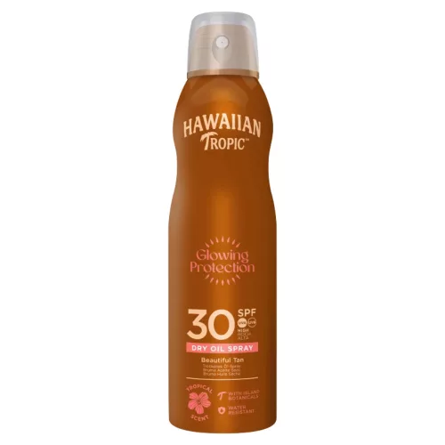 Hawaiian Tropic Glowing Protection Dry Oil Spray napvédő SPF30 180ml
