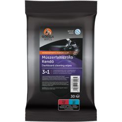 Gorilla nedves műszerfalápló kendő 30db/csomag