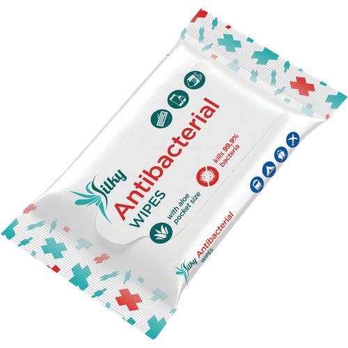 Silky Nedves törlőkendő, antibakteriális 25 darabos (36csg/karton)