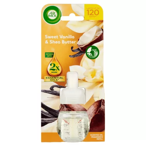 Air Wick elektromos illatosító utántöltő 19ml Sweet Vanilla & Shea Butter