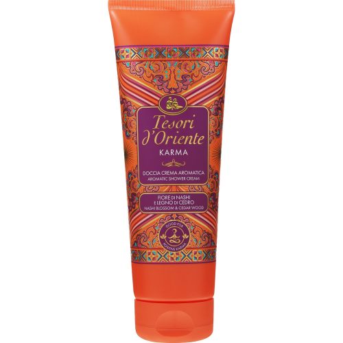 TESORI D'ORIENTE krémtusfürdő japán körtevirág és cédrusfa karmikus aromával 250 ml (8db/karton)