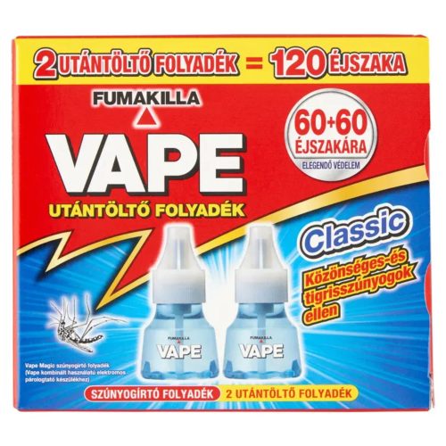 Vape Classic UTÁNTÖLTŐ folyadék duopack 2x36 ml