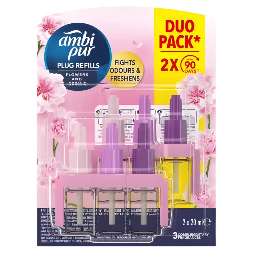 Ambi Pur 3volution utántöltő Flowers and Spring 2x20ml