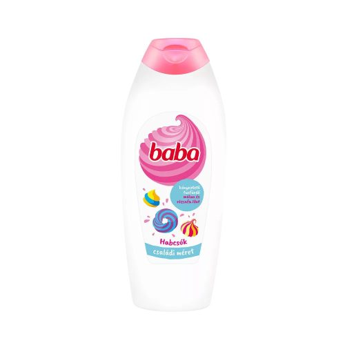 Baba habfürdő Habcsók 750ml (6db/karton) Málna és Rózsafa