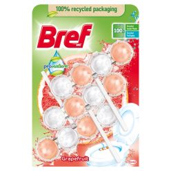   Bref Pro Nature WC tisztító, golyós Mega Pack, 3DB-os  3X50g GRAPEFRUIT (9db/karton)