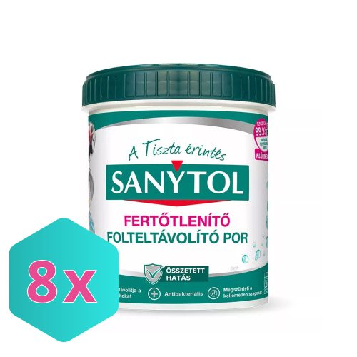 Sanytol folteltávolító fertőtlenítős por 450g KARTON - 8 db