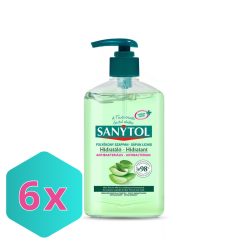   Sanytol fertőtlenítő és hidratáló folyékony szappan Zöld tea és Aloe vera 250ml KARTON - 6 db