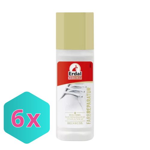 Erdal színfrissítő fedőkrém fehér cipőkhöz 75ml KARTON - 6 db