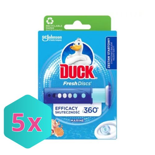 Duck Fresh Discs Marine WC-öblítő korong, 36 ml KARTON - 5 db