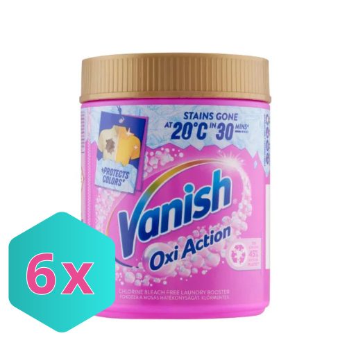 Vanish Oxi Action folteltávolító por SZÍNES 470 g KARTON - 6 db