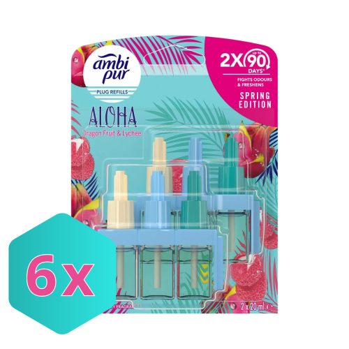 Ambi Pur 3volution utántöltő ALOHA (Dragon fruit&Lychee) 2x20ml  KARTON - 6 db
