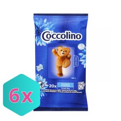   Coccolino Illatosítókendő szárítógéphez, Fresh Sky, 20 db KARTON - 6 db
