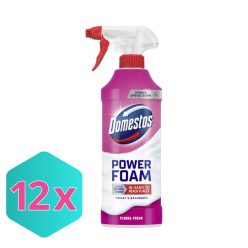   Domestos Power Foam WC és fürdőszoba tisztító hab Floral Fresh 435ml KARTON - 12 db
